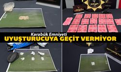 KARABÜK EMNİYETİ UYUŞTURUCUYA GEÇİT VERMİYOR