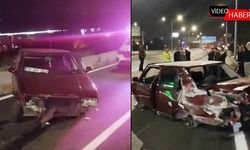 OTOMOBİL İLE MİNİBÜS ÇARPIŞTI