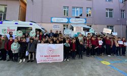 KOZLU'DA MİNİK ÖĞRENCİLER SAĞLIK ELÇİSİ OLDU