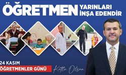 BAŞKAN ÇETİNKAYA’DAN 24 KASIM ÖĞRETMENLER GÜNÜ MESAJI