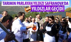 TARIMIN PARLAYAN YILDIZI SAFRANOVA’DA YILDIZLAR GEÇİDİ