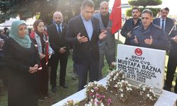 ŞEHİT UZMAN ÇAVUŞ BANZA, MEZARI BAŞINDA ANILDI