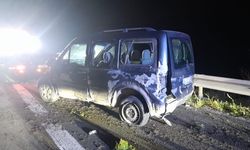 TEM OTOYOLU'NUN BOLU GEÇİŞİNDE KAZA 1 YARALI