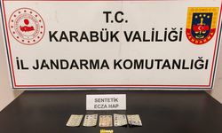 KARABÜK'TE 47 UYUŞTURUCU HAP ELE GEÇİRİLDİ