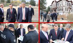 VALİ YAVUZ YATIRIMLARI YERİNDE İNCELEDİ