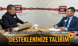 YILDIRAY YILDIRIM KARABÜK NET HABER’İN KONUĞU OLDU