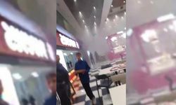 ZONGULDAK'TA ALIŞVERİŞ MERKEZİNDE YANGIN PANİĞİ
