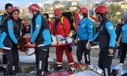 ZONGULDAK'TA GEMİ KAZASI TATBİKATI YAPILDI
