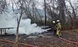 ÇIKAN YANGINDA KAMELYA KÜLE DÖNDÜ