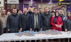 AK PARTİ İL BAŞKANLIĞI'NDAN REGAİP KANDİLİNE ÖZEL LOKMA DAĞITIMI