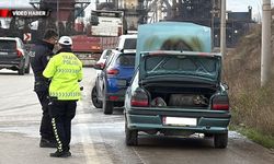 KARABÜK’TE SEYİR HALİNDEKİ OTOMOBİL ALEV ALDI