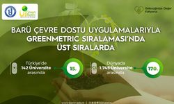 BARÜ GREENMETRİC SIRALAMASINDA TÜRKİYE'DE 15'İNCİ SIRADA