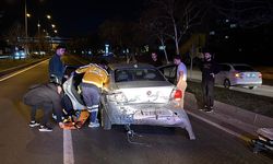 BOLU D-100 KARAYOLUNDA 2 OTOMOBİL ÇARPIŞTI 2 YARALI