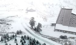 BOLU'NUN YÜKSEK KESİMLERİ BEYAZ ÖRTÜ İLE KAPLANDI
