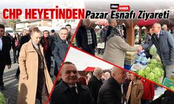 CHP HEYETİ PERŞEMBE PAZARI ESNAFIYLA BULUŞTU