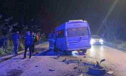 DEVREK'TE MİNİBÜS DEREYE UÇTU 1 ÖLÜ 3 ÇOCUK YARALI