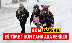 KARABÜK'TE YARIN DA OKULLAR TATİL EDİLDİ