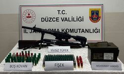 GÖLYAKA'DA HAVAYA ATEŞ AÇAN 2 KİŞİ YAKALANDI