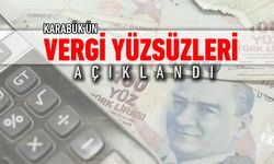 KARABÜK’ÜN VERGİ YÜZSÜZLERİ AÇIKLANDI