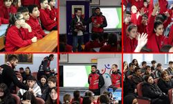 KARABÜK'TE ÖĞRENCİLERE TRAFİK BİLİNCİ EĞİTİMİ VERİLDİ