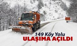 149 KÖY YOLU ULAŞIMA AÇILDI