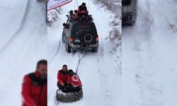LASTİKLE KAYARAK KARIN TADINI ÇIKARDILAR
