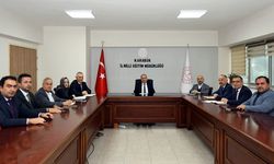 KARABÜK'TE HAFTALIK DEĞERLENDİRME TOPLANTISI YAPILDI