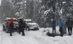 SARIÇİÇEK YAYLASI'NDA MAHSUR KALAN 7 KİŞİ KURTARILDI