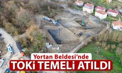 YORTAN'DA TOKİ KONUT TEMELİ ATILDI
