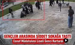 SOKAĞA TAŞAN AKRAN ZORBALIĞINA ESNAF MÜDAHALESİ