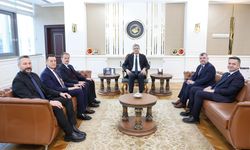 BELEDİYE BAŞKANLARINDAN VALİ YAVUZ'A VEDA ZİYARETİ