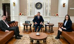 BAŞSAVCI AKMAN VE ADALET KOMİSYON BAŞKANI ÇELİK'TEN VALİ ÇAĞATAY'A ZİYARET