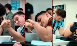 OKUL SPORLARI GENÇ ERKEKLER BİLEK GÜREŞİ MÜSABAKALARI NEFES KESTİ