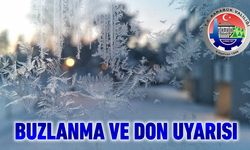 VALİLİKTEN BUZLANMA VE DON UYARISI