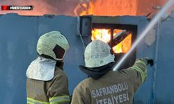 EFLANİ'DE YANGIN: EV KULLANILAMAZ HALE GELDİ