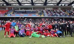 KARABÜK İDMANYURDUSPOR, DÜZCESPOR'U 1-0 MAĞLUP ETTİ