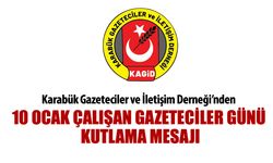 KAGİD'DEN 10 OCAK ÇALIŞAN GAZETECİLER GÜNÜ MESAJI
