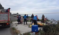 KDZ EREĞLİ SAHİLİNDEKİ KAÇAK YAPILAN KALDIRILDI
