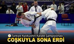 KARABÜK'TE TÜRKİYE KYOKUSHİN KARATE ŞAMPİYONASI COŞKUYLA SONA ERDİ