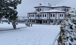 KATAMONU'DA YÜKSEK KESİMLERE KAR YAĞDI