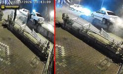 KAZA YAPAN SÜRÜCÜ ARACINI BIRAKIP KAÇTI