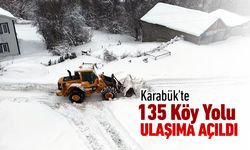 KARABÜK'TE 135 KÖY YOLU ULAŞIMA AÇILDI