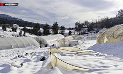 SAFRANBOLU'DA YOĞUN KAR SERALARI YIKTI