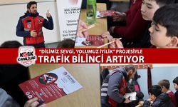 "DİLİMİZ SEVGİ, YOLUMUZ İYİLİK" PROJESİYLE TRAFİK BİLİNCİ ARTIYOR