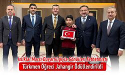 GÖNÜLLERİ FETHEDEN TÜRKMEN ÖĞRENCİ JAHANGİR ÖDÜLLENDİRİLDİ