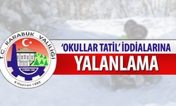 VALİLİKTEN 'OKULLAR TATİL' İDDİALARINA YALANLAMA