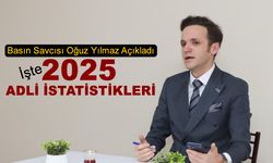 KARABÜK ADLİYESİNİN 2025 İSTATİSTİK BİLGİLERİ AÇIKLANDI