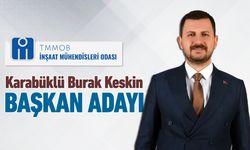 İSTANBUL İNŞAAT MÜHENDİSLERİ ODASINA BURAK KESKİN ADAY