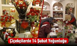 KARABÜK'TE ÇİÇEKÇİLERDE 14 ŞUBAT YOĞUNLUĞU YAŞANIYOR