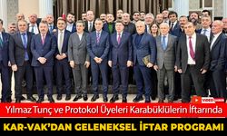 KARABÜKLÜLER VAKFI GELENEKSEL İFTARINDA YOĞUN KATILIM